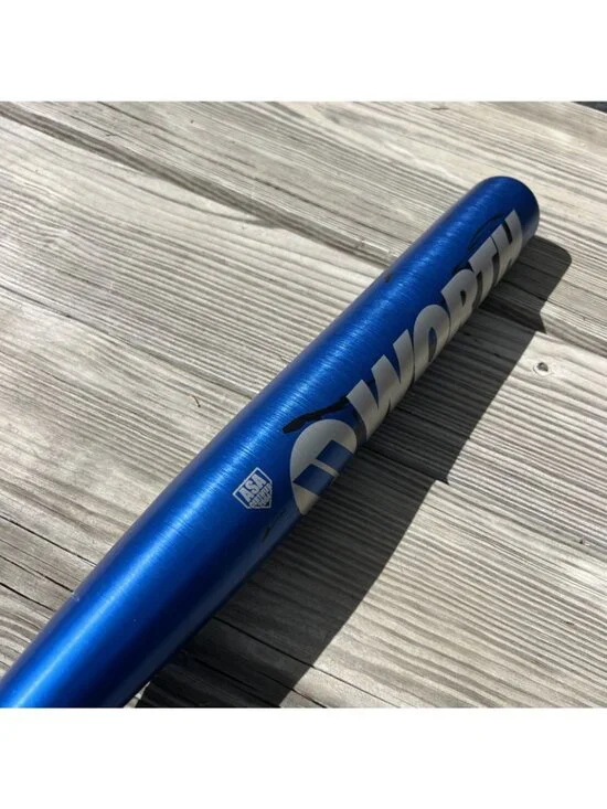 Worth Whiplash Hyper Flex Softball Bat W3SB 34” 28OZ 2 1/4” Diameter - Picture 3 of 13